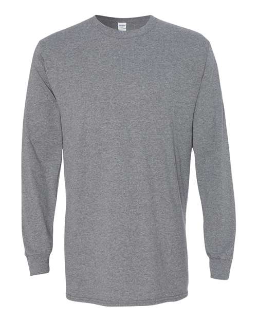 Unisex Heavy Cotton™ Long Sleeve T-Shirt Gildan Graphite Heather