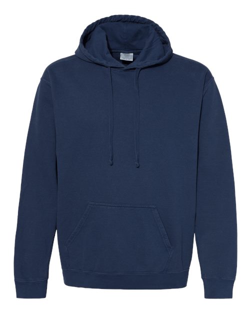 Unisex Garment-Dyed Hooded Sweatshirt Comfort Colors True Navy