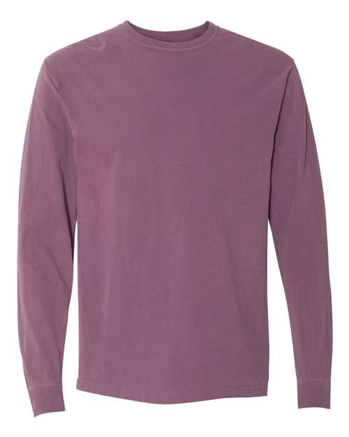 Unisex Garment-Dyed Heavyweight Long Sleeve T-Shirt Comfort Colors Berry