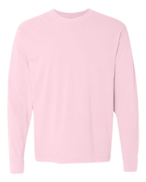 Unisex Garment-Dyed Heavyweight Long Sleeve T-Shirt Comfort Colors Blossom