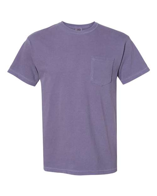 Unisex Garment-Dyed Heavyweight Pocket T-Shirt Comfort Colors Grape