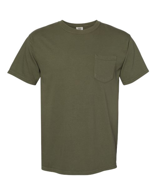 Unisex Garment-Dyed Heavyweight Pocket T-Shirt Comfort Colors