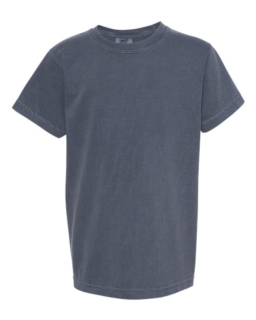 Youth Garment-Dyed Heavyweight T-Shirt Comfort Colors Denim