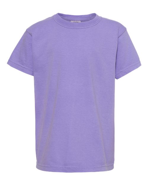 Youth Garment-Dyed Heavyweight T-Shirt Comfort Colors Violet