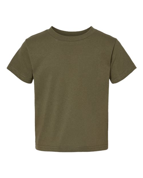 Toddler Cotton Jersey Tee Rabbit Skins Military Green