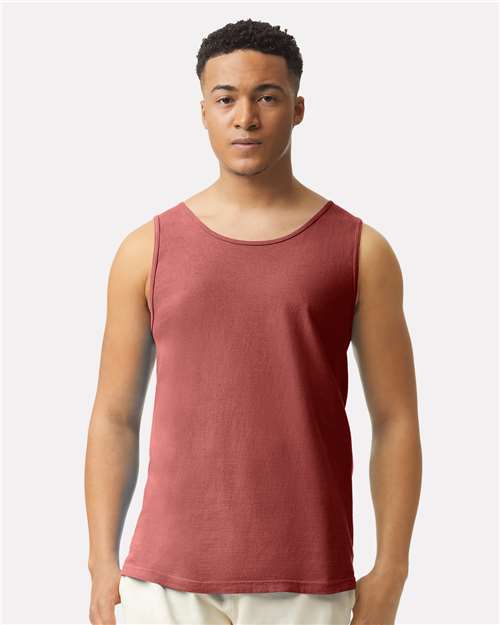 Unisex Garment-Dyed Heavyweight Tank Top Comfort Colors Brick