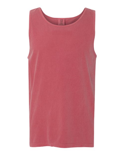 Unisex Garment-Dyed Heavyweight Tank Top Comfort Colors Crimson