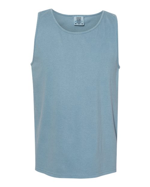Unisex Garment-Dyed Heavyweight Tank Top Comfort Colors Ice Blue