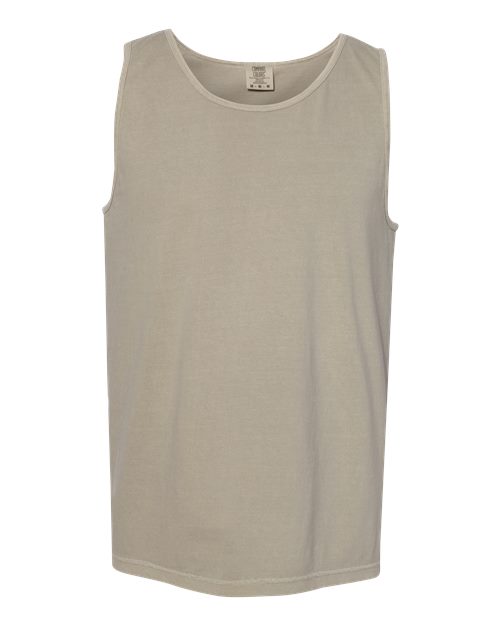 Unisex Garment-Dyed Heavyweight Tank Top Comfort Colors Sandstone