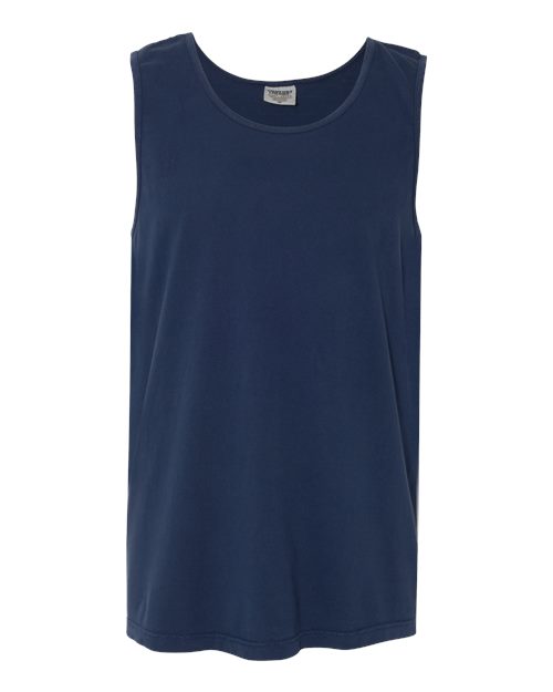 Unisex Garment-Dyed Heavyweight Tank Top Comfort Colors True Navy