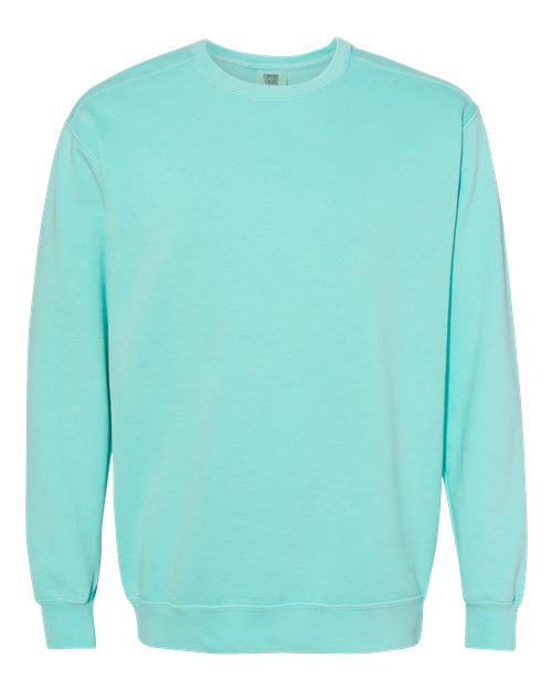 Unisex Garment-Dyed Crewneck Sweatshirt Comfort Colors Chalky Mint