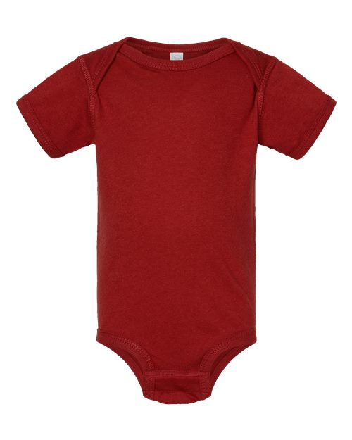 Infant Fine Jersey Bodysuit Rabbit Skins Garnet