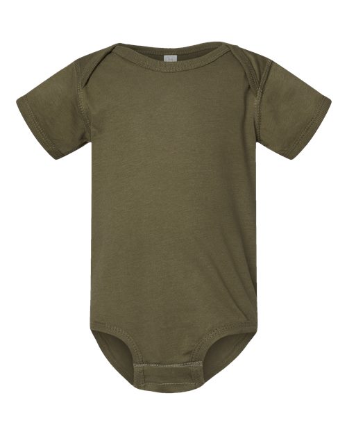 Infant Fine Jersey Bodysuit Rabbit Skins Military Green