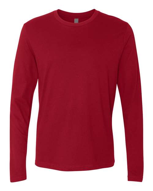 Unisex Cotton Long Sleeve T-Shirt Next Level Cardinal