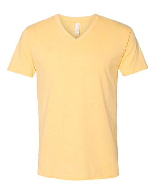 Men's CVC V-Neck T-Shirt Next Level Banana Cream