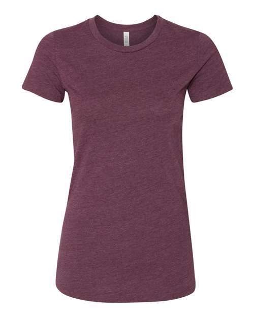 Women's Slim Fit Tee BELLA + CANVAS Heather Maroon