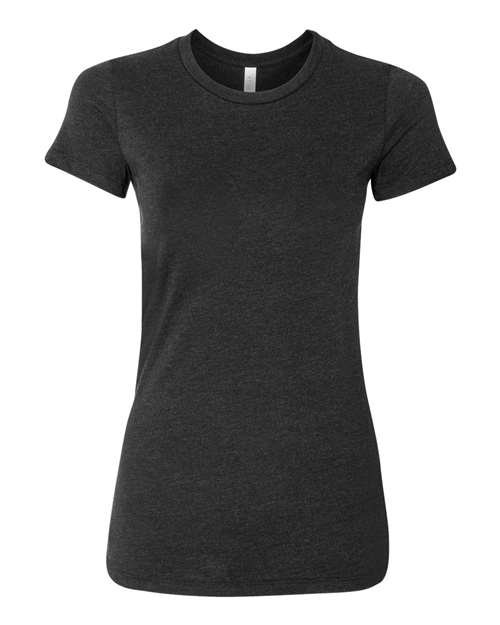 Women's Slim Fit Tee BELLA + CANVAS Black Heather