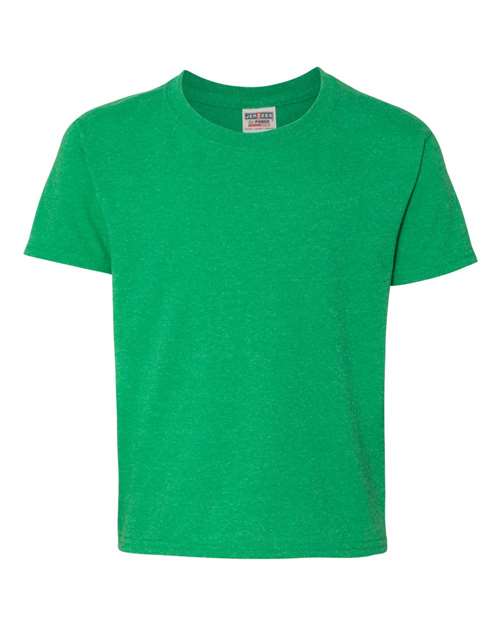 Youth Dri-Power® 50/50 T-Shirt JERZEES Irish Green Heather