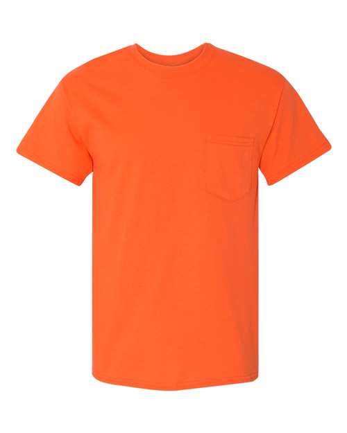 Unisex Heavy Cotton™ Pocket T-Shirt Gildan Orange