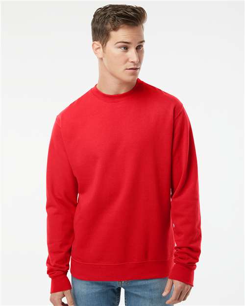 Unisex Midweight Crewneck Sweatshirt Independent Trading Co. Red