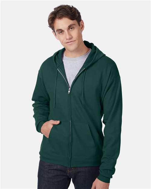 Unisex EcoSmart® Full-Zip Hooded Sweatshirt