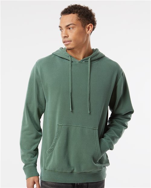 Unisex Midweight Pigment-Dyed Hooded Sweatshirt