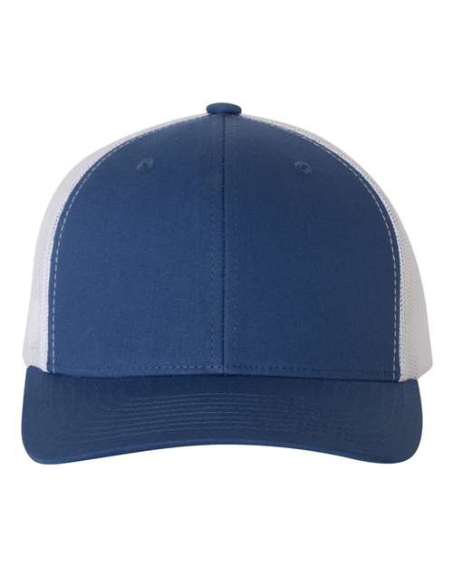 Retro Trucker Cap YP Classics Royal White Adjustable