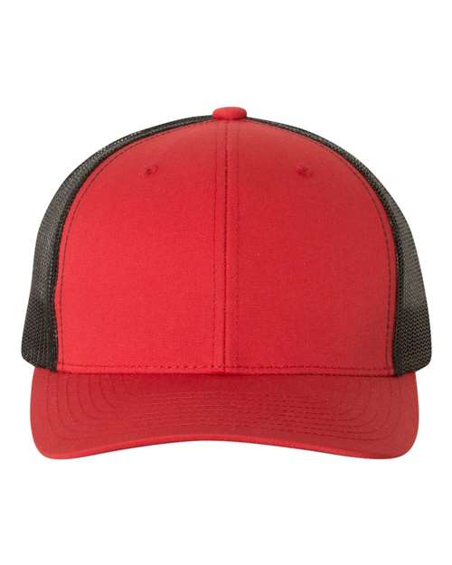 Retro Trucker Cap YP Classics Red Black Adjustable