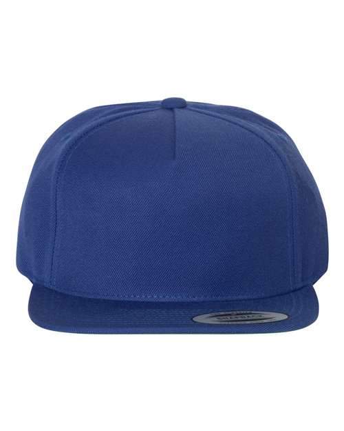 Premium Five-Panel Snapback Cap YP Classics Royal Adjustable