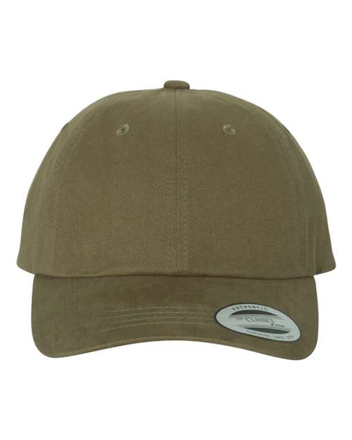 Peached Cotton Twill Dad Hat YP Classics Loden Adjustable