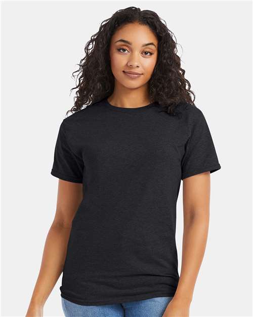 Essential-T T-Shirt Hanes Charcoal Heather