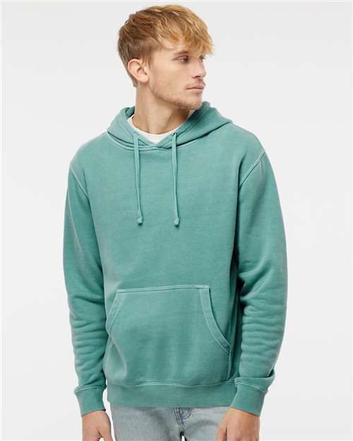 Unisex Midweight Pigment-Dyed Hooded Sweatshirt