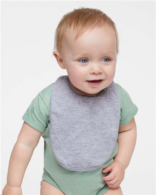 Infant Premium Jersey Bib Rabbit Skins Heather One Size