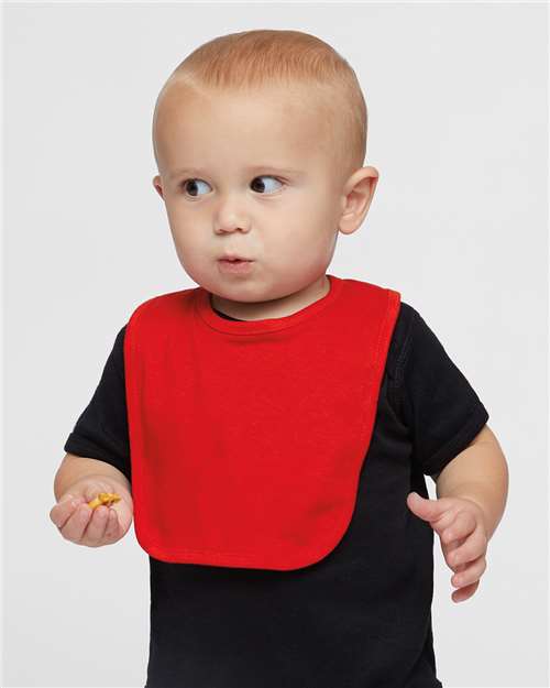 Infant Premium Jersey Bib Rabbit Skins Red One Size