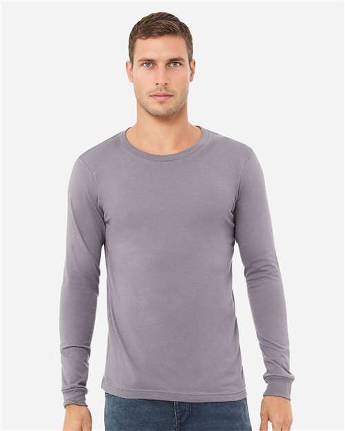 Unisex Jersey Long Sleeve Tee BELLA + CANVAS Storm