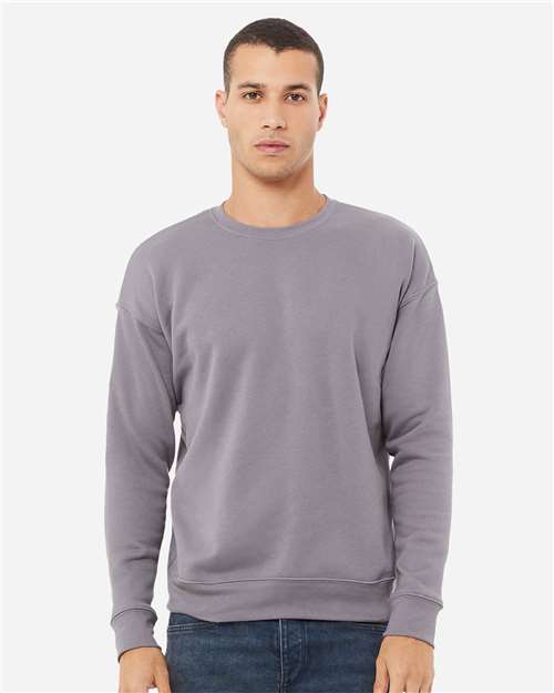 Unisex Sponge Fleece Drop Shoulder Crewneck Sweatshirt BELLA + CANVAS Storm