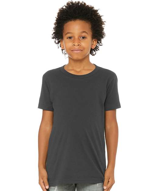 Youth Jersey Tee BELLA + CANVAS Dark Grey