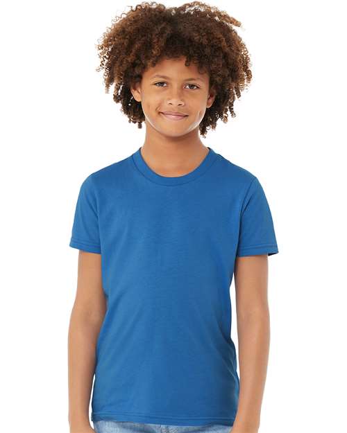 Youth Jersey Tee BELLA + CANVAS Columbia Blue