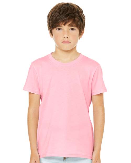 Youth Jersey Tee BELLA + CANVAS Pink