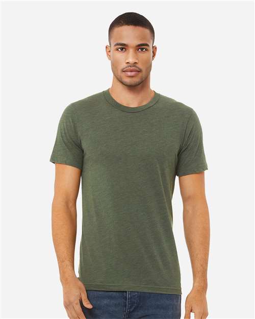 Triblend Tee BELLA + CANVAS Military Green Triblend
