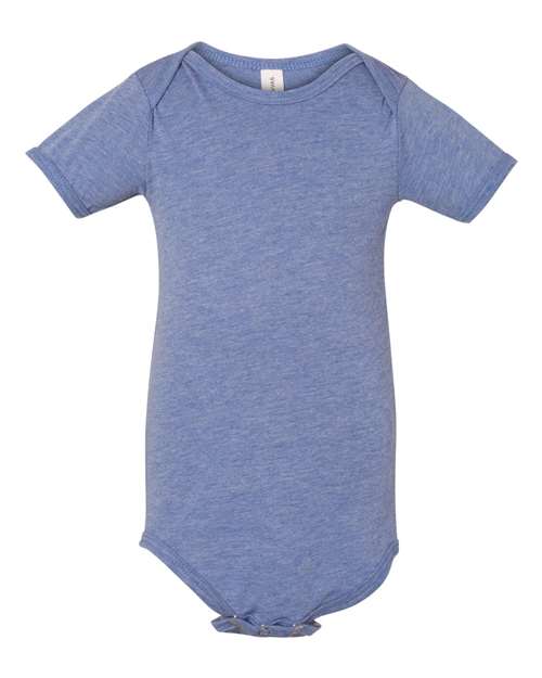 Infant Triblend One Piece BELLA + CANVAS Blue Triblend