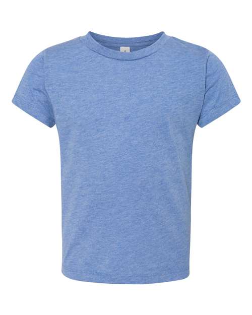 Toddler Triblend Tee BELLA + CANVAS Blue Triblend