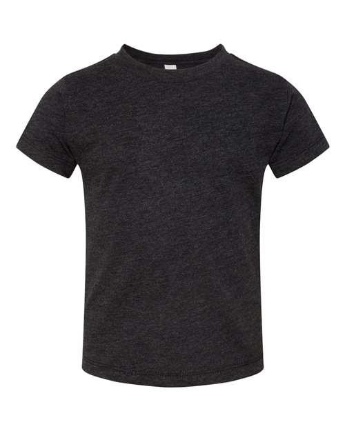 Toddler Triblend Tee BELLA + CANVAS Charcoal Black Triblend