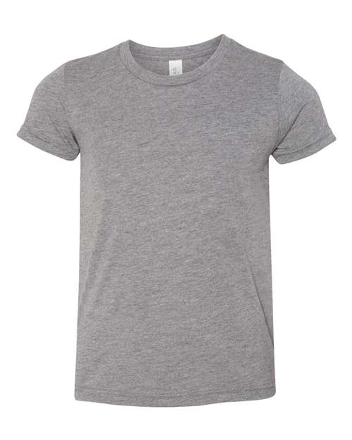 Youth Triblend Tee BELLA + CANVAS Grey Triblend