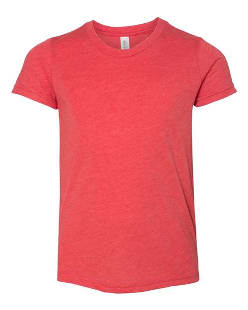 Youth Triblend Tee BELLA + CANVAS Red Triblend