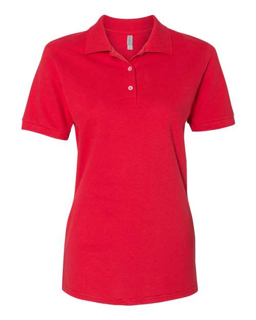 Women's 100% Ring-Spun Cotton Piqué Polo JERZEES True Red
