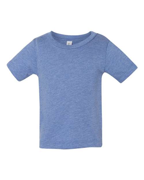 Infant Triblend Tee BELLA + CANVAS Blue Triblend