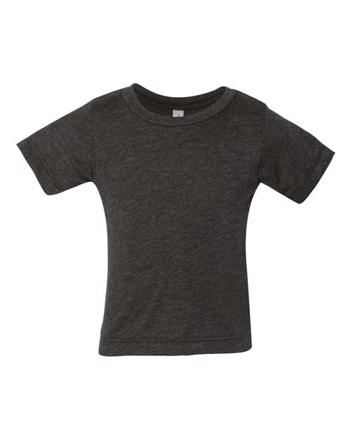 Infant Triblend Tee BELLA + CANVAS Charcoal Black Triblend