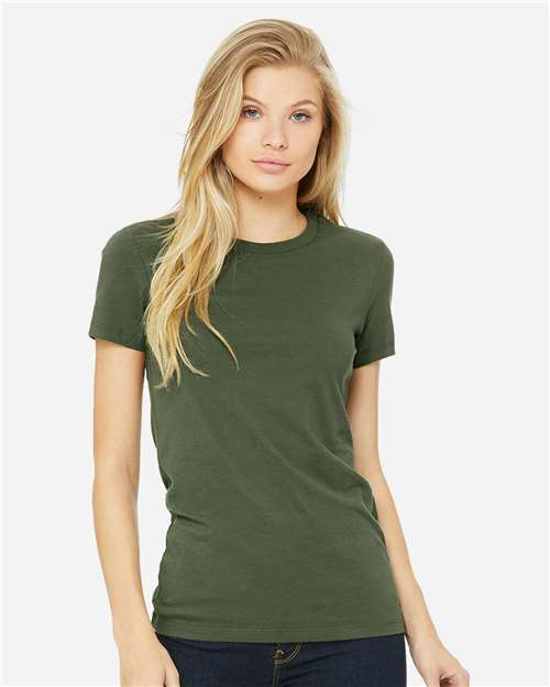 Women's Slim Fit Tee BELLA + CANVAS Military Green