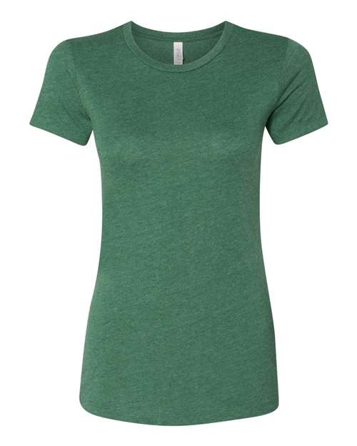 Women's Slim Fit Tee BELLA + CANVAS Heather Grass Green